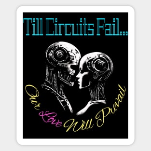 Robots and Romance: a Match Made in the Future Sticker